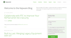 Desktop Screenshot of info.kepware.com